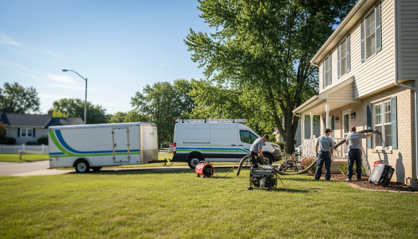 Flooded Basement Restoration And Cleanup With Repair in Galt, IL near me